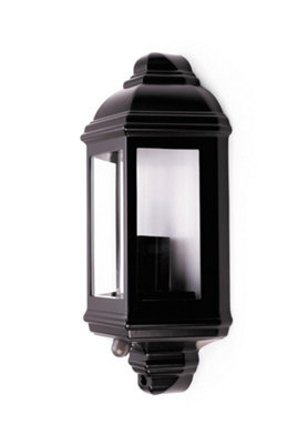 Hispec Outdoor Half Lantern Wall Light With Pir Sensor - image 1