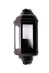 Hispec Outdoor Half Lantern Wall Light With Pir Sensor - thumbnail 1
