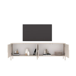 FurniComp LTD Furnicomp Vienna 210Cm 4 Door Large Cashmere Tv Unit - thumbnail 5