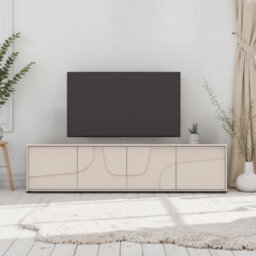 FurniComp LTD Furnicomp Vienna 210Cm 4 Door Large Cashmere Tv Unit - thumbnail 7