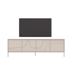 FurniComp LTD Furnicomp Vienna 210Cm 4 Door Large Cashmere Tv Unit - thumbnail 4