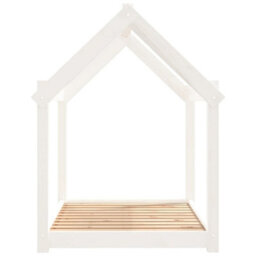 Berkfield Dog Bed White 101X70X90 Cm Solid Wood Pine - thumbnail 6