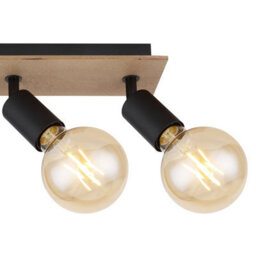 Luminosa Lighting Luminosa Martha 49Cm Ceiling Spotlight Bar Black 4X E27 - thumbnail 5