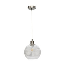 First Choice Lighting Carss - Satin Nickel Ceiling Pendant Flex Kit For Easy Fit Shade - thumbnail 2
