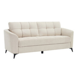 More4Homes Solna 1+2+3 Seater Scandi Style Fabric Living Room Sofa Set (Beige) - thumbnail 3