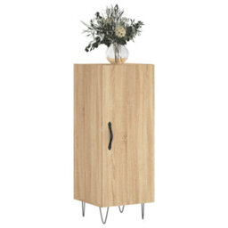 Berkfield Sideboard Sonoma Oak 34.5X34X90 Cm Engineered Wood - thumbnail 3