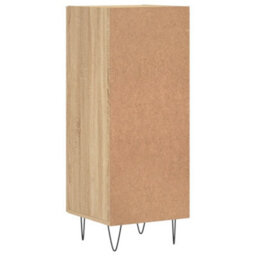 Berkfield Sideboard Sonoma Oak 34.5X34X90 Cm Engineered Wood - thumbnail 8