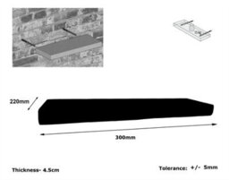 Toolty Shelf Invisible Brackets 225mm White Daisy 30Cm - thumbnail 5