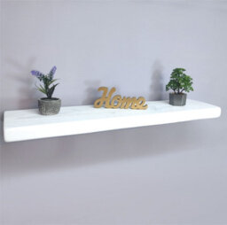 Toolty Shelf Invisible Brackets 225mm White Daisy 30Cm - thumbnail 1