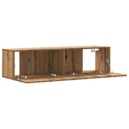 Walplus Wall Mounted Tv Cabinet Artisan Oak 120X30X30 Cm Engineered Wood - thumbnail 7