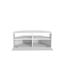 Decorotika Comero Corner Tv Stand For Tvs Up To 43'' White - thumbnail 5