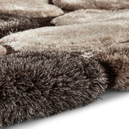 Beige/brown Rug, Anti-Shed Abstract Optical/ (3D) Rug, Modern Handmade Rug For Bedroom, & Dining Room-150Cm X 230Cm - thumbnail 2