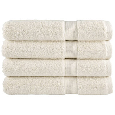 Berkfield Premium Towels Solund 4 Pcs Cream 100X200 Cm 600 Gsm - image 1