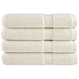 Berkfield Premium Towels Solund 4 Pcs Cream 100X200 Cm 600 Gsm