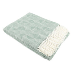 Native Natural Diamond Pattern 100% Wool Blanket - thumbnail 3