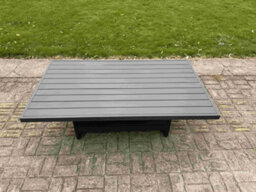 Fimous Aluminium Garden Furniture Set Adjustable Rising Lifting Dining Table And 4 Chairs Set - thumbnail 4
