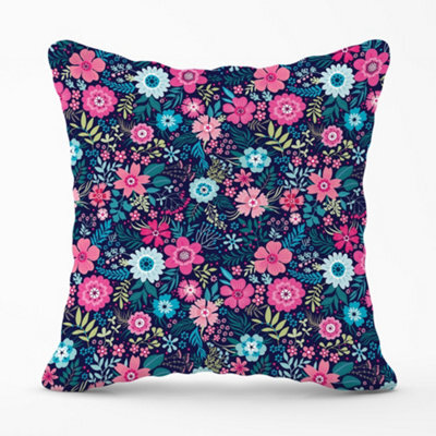 Warren Reed Designer Cute Colourful Flower Pattern Cushions 45Cm X 45Cm - image 1