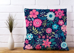 Warren Reed Designer Cute Colourful Flower Pattern Cushions 45Cm X 45Cm - thumbnail 2