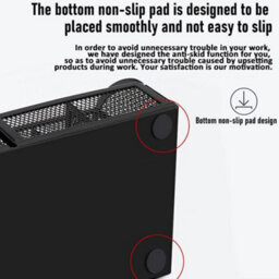 Metal Mesh Desk Organiser Stationery Pen Pencil Holder Tidy Storage For Office - thumbnail 5