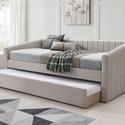 Sanderson Natural Oat Upholstered - Day Bed Including Underbed - image 1