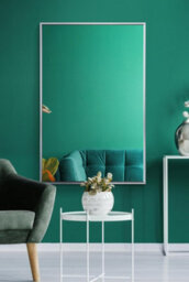 "Mirroroutlet Artus -Silver Aluminium Edged Wall Mirror 35"" X 24"" (90Cm X 60Cm)" - thumbnail 2