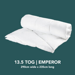 Lancashire Textiles  Emperor Size Duvet 290 X 235 Cm  Microfibre Filling Bamboo Duvets 13.5 Tog Winter Duvet - thumbnail 2