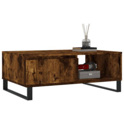 Berkfield Coffee Table Smoked Oak 90X60X35 Cm Engineered Wood - thumbnail 3