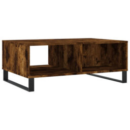 Berkfield Coffee Table Smoked Oak 90X60X35 Cm Engineered Wood - thumbnail 8