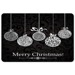 Benjamin Tate Design Placemat Coaster Set 12 Designer Ornament Collection On Black Scroll Pattern Exclusive Edition - thumbnail 2