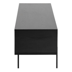 Wyld Haus Cambridge Industrial Black Mesh Tv Unit 1 Sliding Door 1400mm W - thumbnail 4