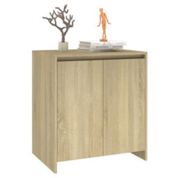 Berkfield Sideboard Sonoma Oak 70X41X75 Cm Engineered Wood - thumbnail 4