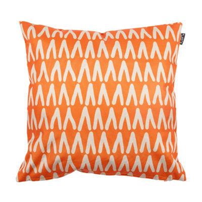 icon Indoor And Outdoor Mark Making Waterproof Filled Cushion Burnt Orange - image 1