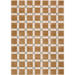 Livabliss La Luna-Modern Brown Off-White, Grey Green Graphic Living Dining Bedroom Rug 200 X 275 Cm Easy Care, Non Shedding - thumbnail 2