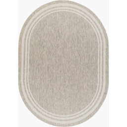 Livabliss Oval Eagean-Modern Grey Beige Taupe In- & Outdoor Rug 160 X 220 Cm Easy Care, Non Shedding - thumbnail 1