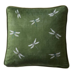 Appletree Fiorella Floral Velvet Filled Cushion - thumbnail 3
