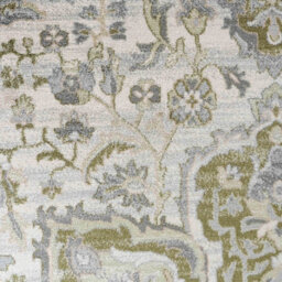 Loomed Green Traditional Floral Medallion Bedroom Living Area Rug 80X150Cm - thumbnail 5