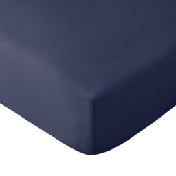 Catherine Lansfield So Soft Non-Iron Super King Fitted Sheet Navy Blue - thumbnail 2