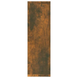 Berkfield Wall Shelf Smoked Oak 85X16X52.5 Cm Engineered Wood - thumbnail 6
