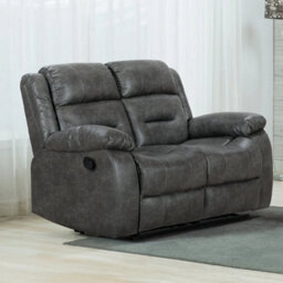 Furnishings For Less UK Monty Grey Fabric Manual Reclining 3 And 2 Sofa Suite - thumbnail 5