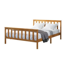 Aspire Atlantic Natural Wood Bed Frame, Size Double - thumbnail 6