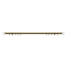 Ameha Plain Sapphire Crystal Metal Curtain Pole 70-120 Cm, (28 To 48 Inches) Antique Brass Extendable Adjustable Curtain Poles - thumbnail 6