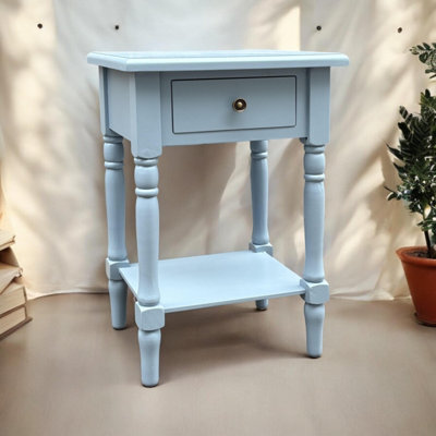 65Cm 1 Drawer Wooden Side Table - image 1