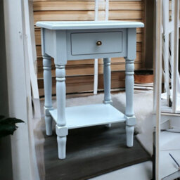 65Cm 1 Drawer Wooden Side Table - thumbnail 3