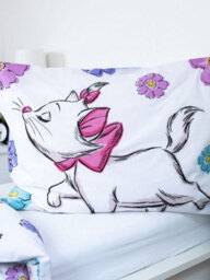 Disney Aristocats Marie Floral Single Duvet Cover And Pillowcase Set - thumbnail 4