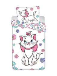Disney Aristocats Marie Floral Single Duvet Cover And Pillowcase Set - thumbnail 1