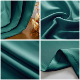 Happy Homewares Teal Blackout Curtains - Eyelet Thermal Curtain  - 46 X 63 Inch Drop - 2 Panel - thumbnail 2