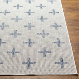Livabliss Tuareg-Global Ivory Blue Graphic In- & Outdoor Rug 160 X 213 Cm Easy Care, Non Shedding - thumbnail 5
