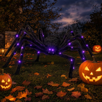 Led Light Up Halloween Spider Outdoor Garden Decoration - image 1