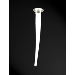 Luminosa Lighting Luminosa Estalacta Ceiling Lamp 1 Light Gu10 Indoor, Silver/opal White - thumbnail 2