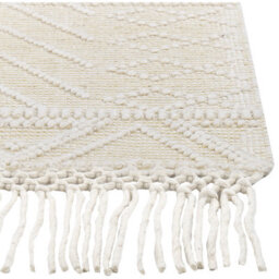 Beliani Rug Mavikent Beige 160 X 230 Cm Wool - thumbnail 4